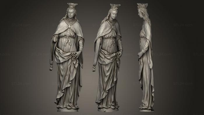 Статуи античные и исторические (Иоганн Пфистер, STKA_0872) 3D модель для ЧПУ станка